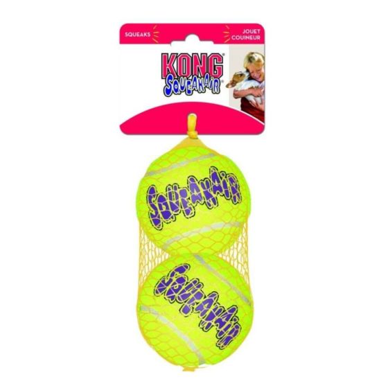 KONG AIRDOG SQUEAKER TENNISBALL 2STK L