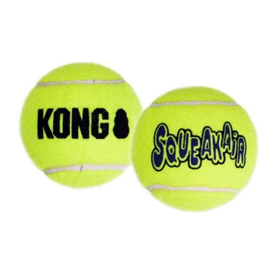 KONG AIRDOG SQUEAKER TENNISBALL 2STK L