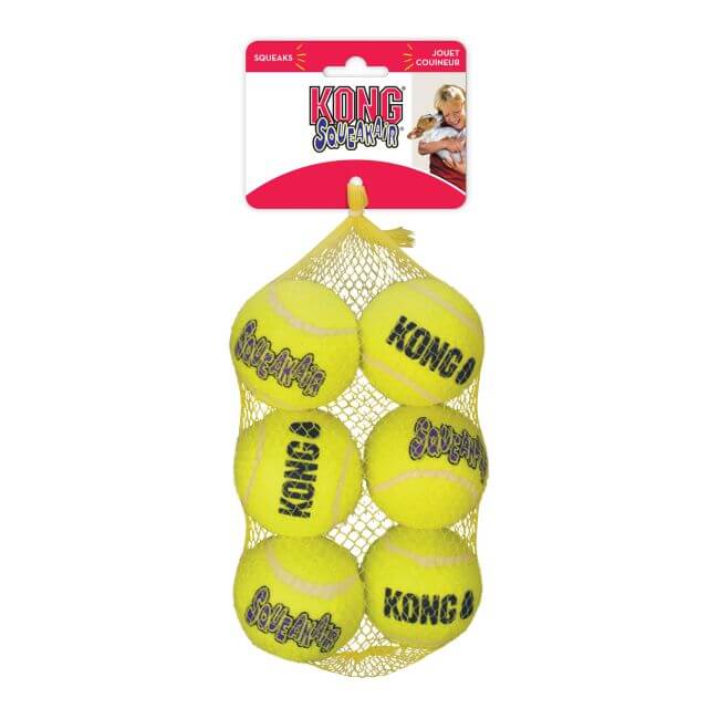 KONG Air Squeaker Ball M 6pk