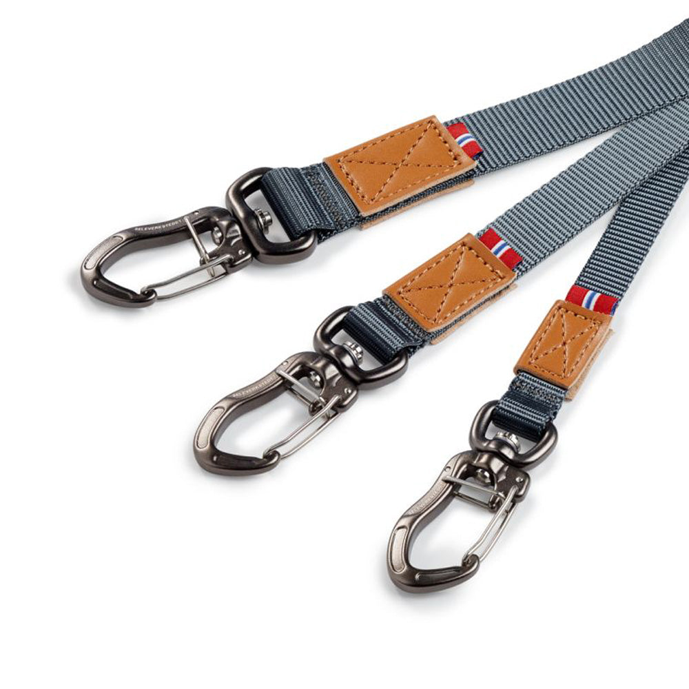 Seleverkstedet Link Dog Lead Grå/Brun 160 cm
