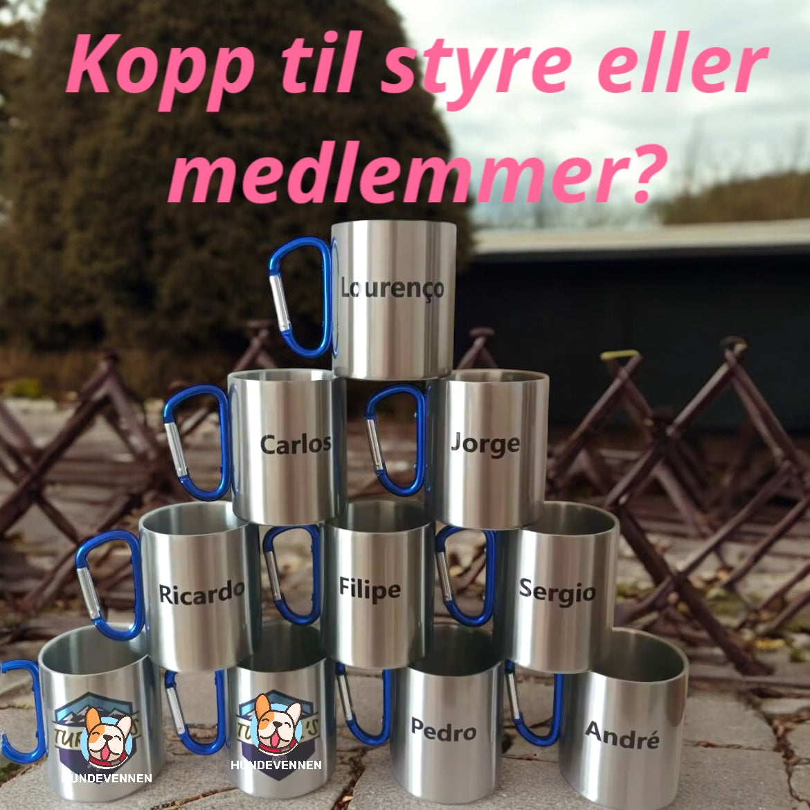 Personlig turkopp med bilde, logo eller navn