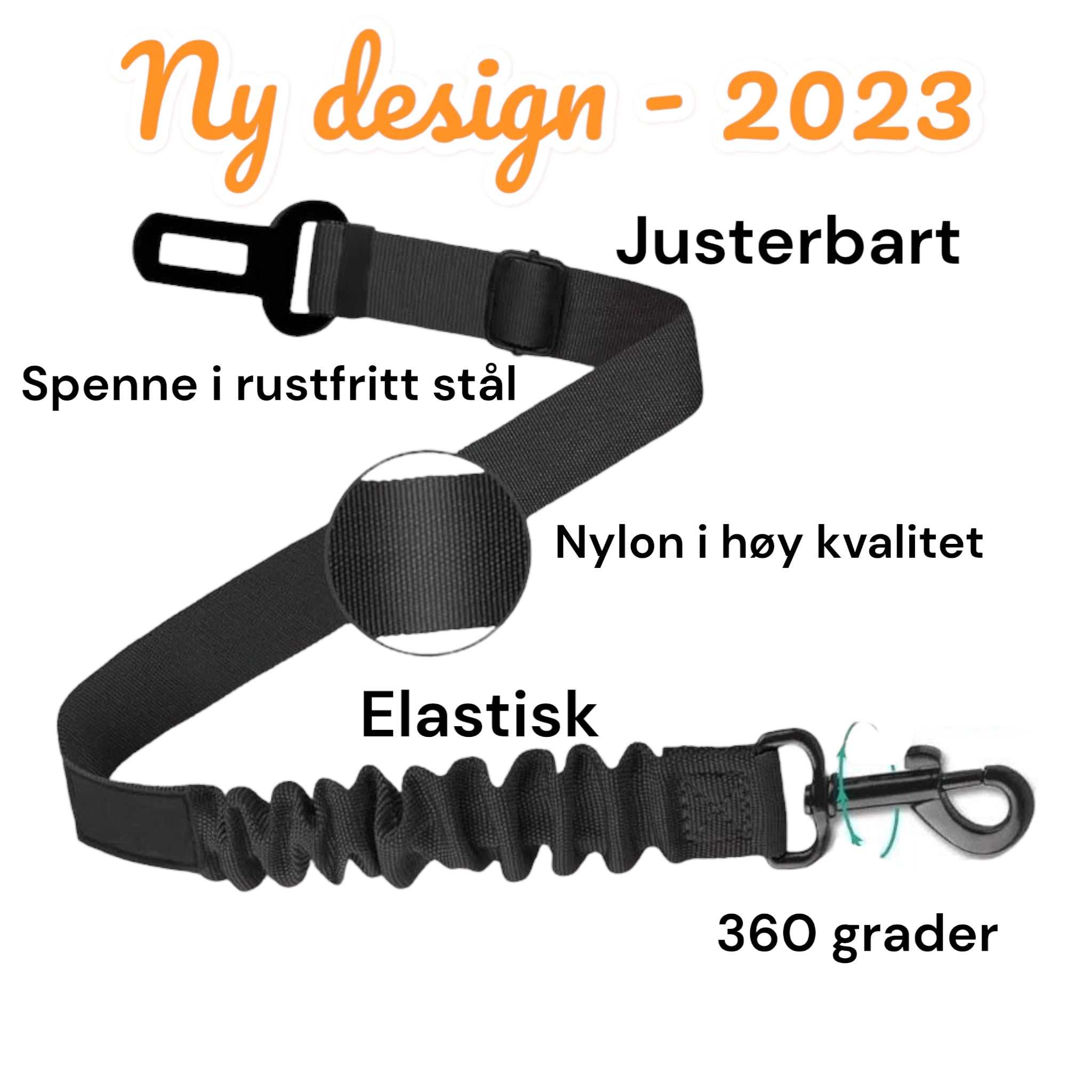 Hund i bil - Beltefeste hund