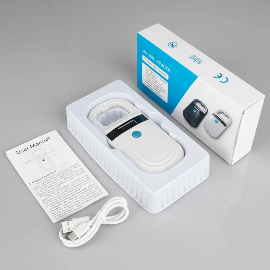 Chipleser 134.2KHz 125kHz RFID leser / Microchip skanner