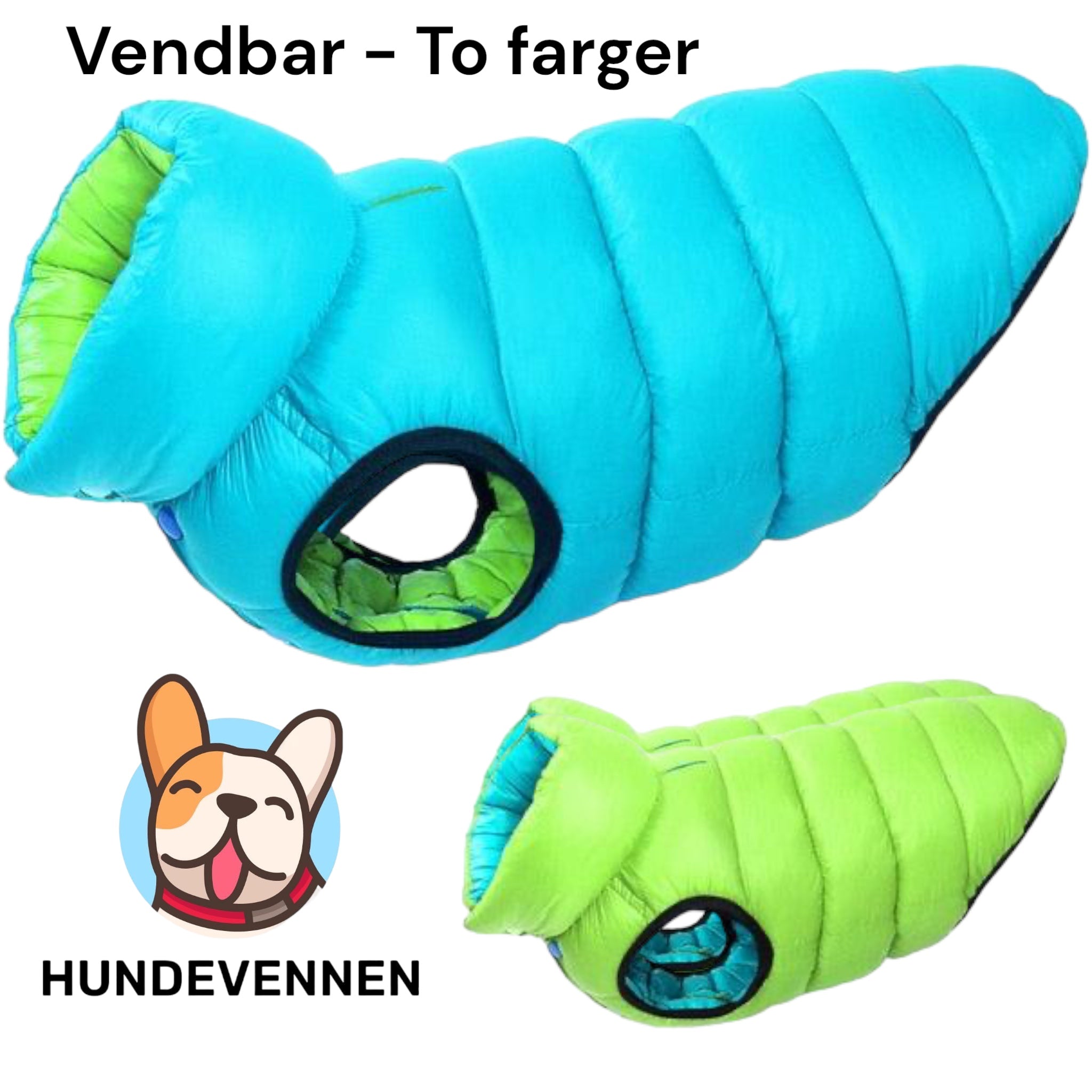 Vest til hund - Vendbar vest - 3 lags