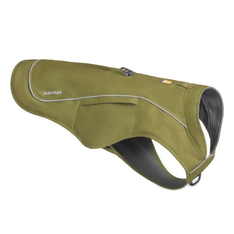 Ruffwear overcoat cedar grønn XL
