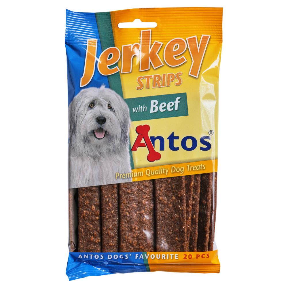 JERKEY STRIPS BEEF 20 PCS - Hundevennen