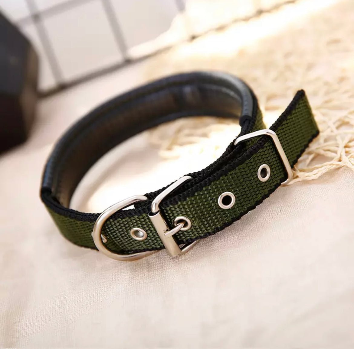 Halsbånd til hund - Nylon halsbånd i flere farger - Hundevennen