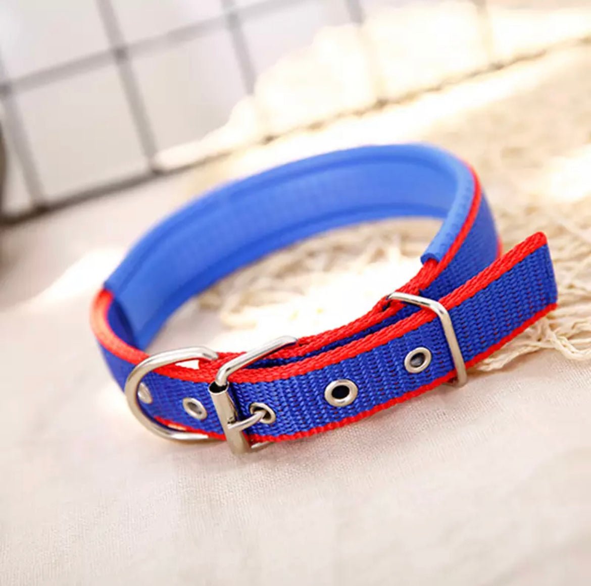 Halsbånd til hund - Nylon halsbånd i flere farger - Hundevennen