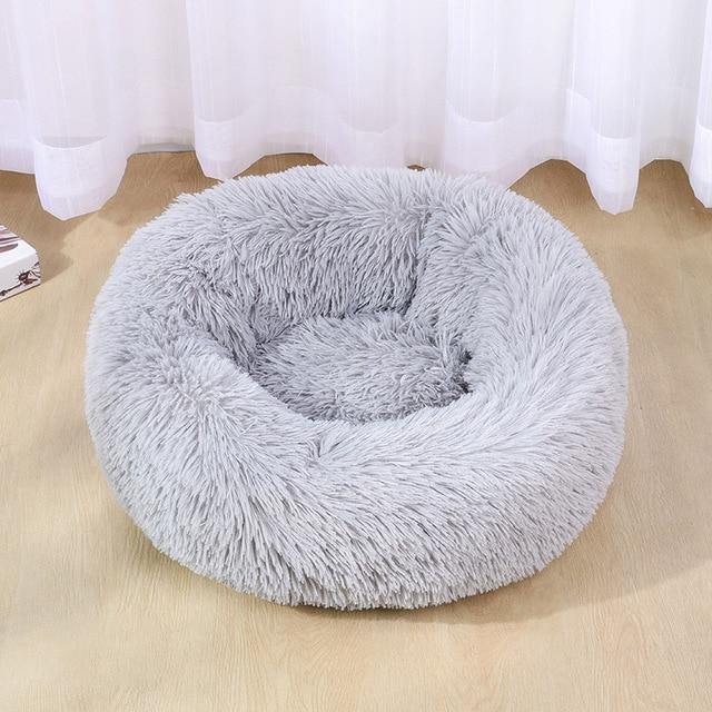 Hundeseng Plysj - Fluffy hundeseng - Donut hundeseng - Hundevennen