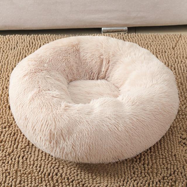 Hundeseng Plysj - Fluffy hundeseng - Donut hundeseng - Hundevennen