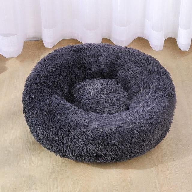 Hundeseng Plysj - Fluffy hundeseng - Donut hundeseng - Hundevennen