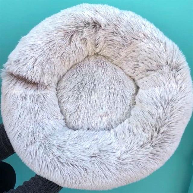 Hundeseng Plysj - Fluffy hundeseng - Donut hundeseng - Hundevennen