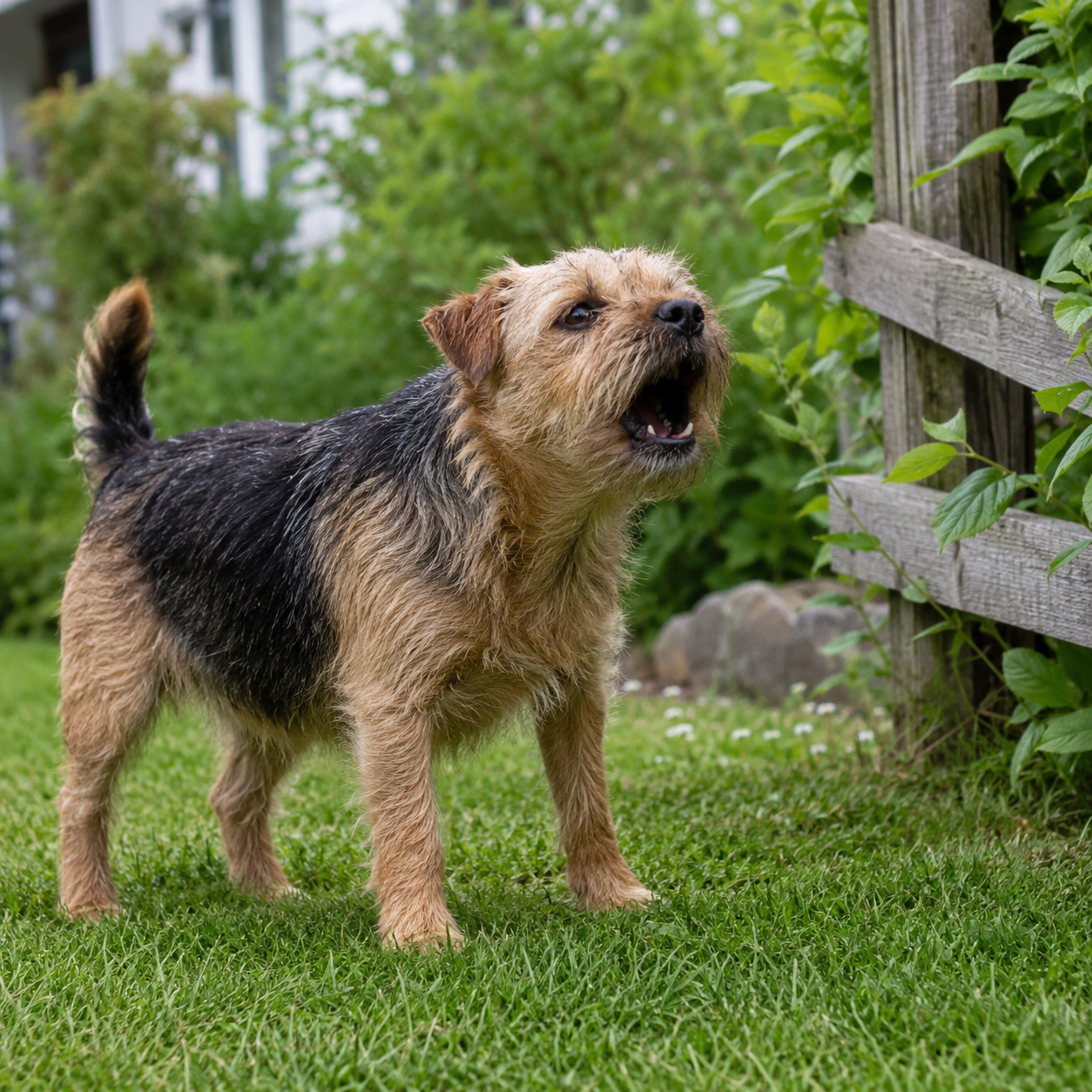 Slik stopper du hunden fra å bjeffe i hagen