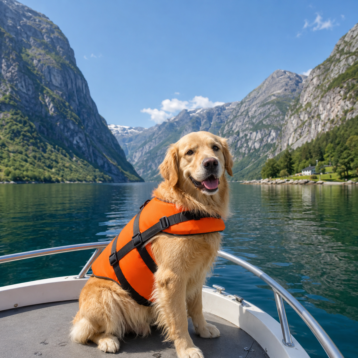 Redningsvest til hund – derfor trenger hunden din en på båten