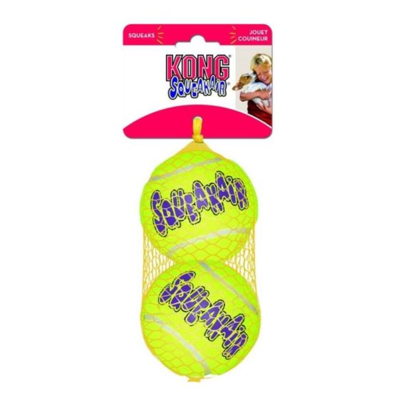Kong Airdog Squeaker Tennisball - 2 Stk - L