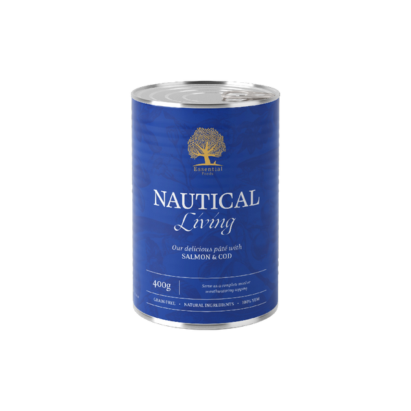 Nautical Living Pâté 400 g – Kornfri fiskepâté med laks og torsk