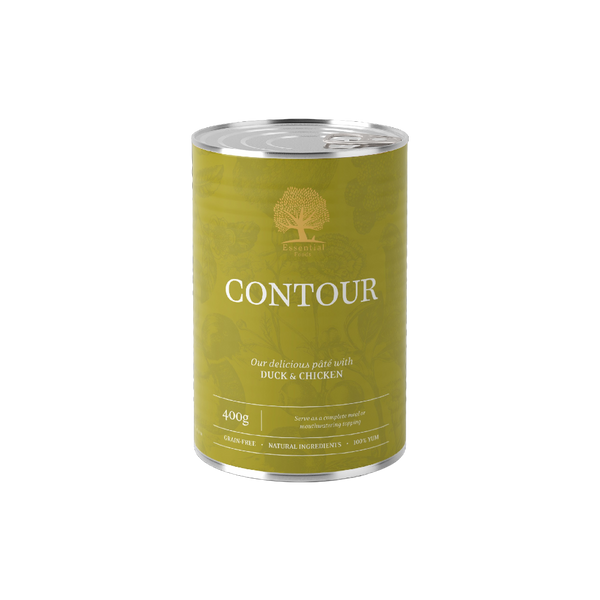 Contour Pâté 400 g – Kornfritt våtfôr for steriliserte/overvektige hunder