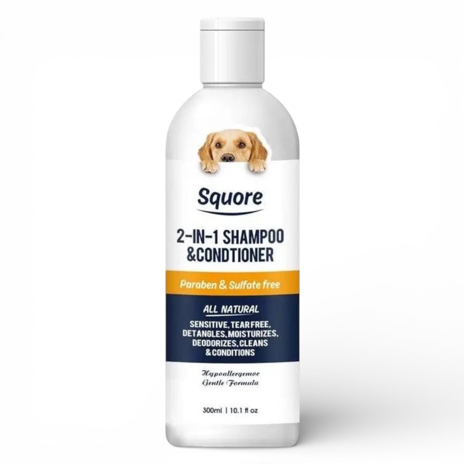 kombinasjonsshampoo med balsam. milde formelen medfrisk, naturlig duft av grapefrukt og er skånsom mot både pels og hud.