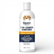 kombinasjonsshampoo med balsam. milde formelen medfrisk, naturlig duft av grapefrukt og er skånsom mot både pels og hud.