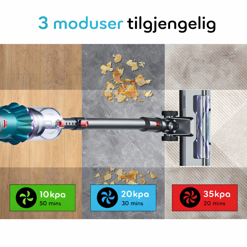 Trådløs støvsuger for dyreeiere - Clean X S15