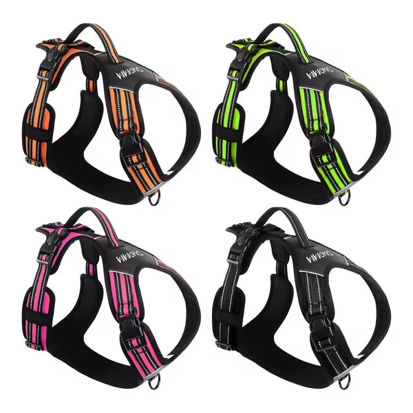 Hundesele med refleks og håndtak – for store og mellomstore hunder