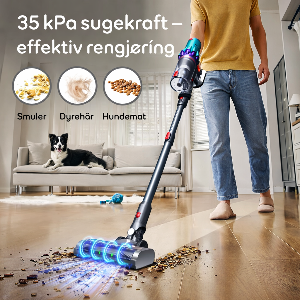 Trådløs støvsuger for dyreeiere - Clean X S15