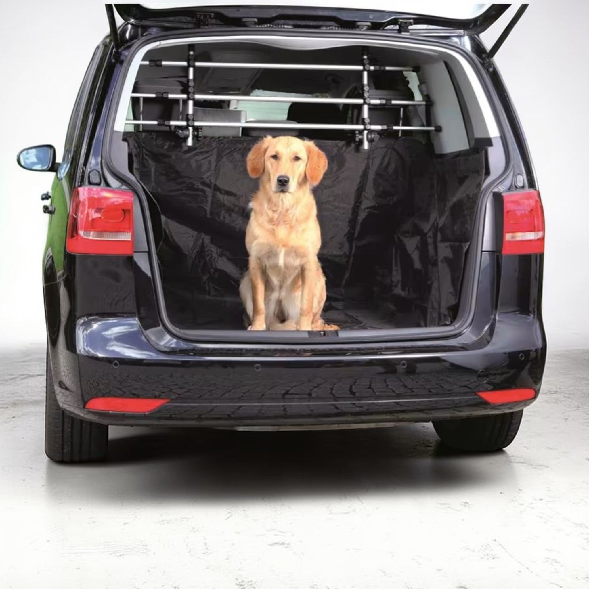 Bagasjeromsteppe til hund 230×170 cm – svart