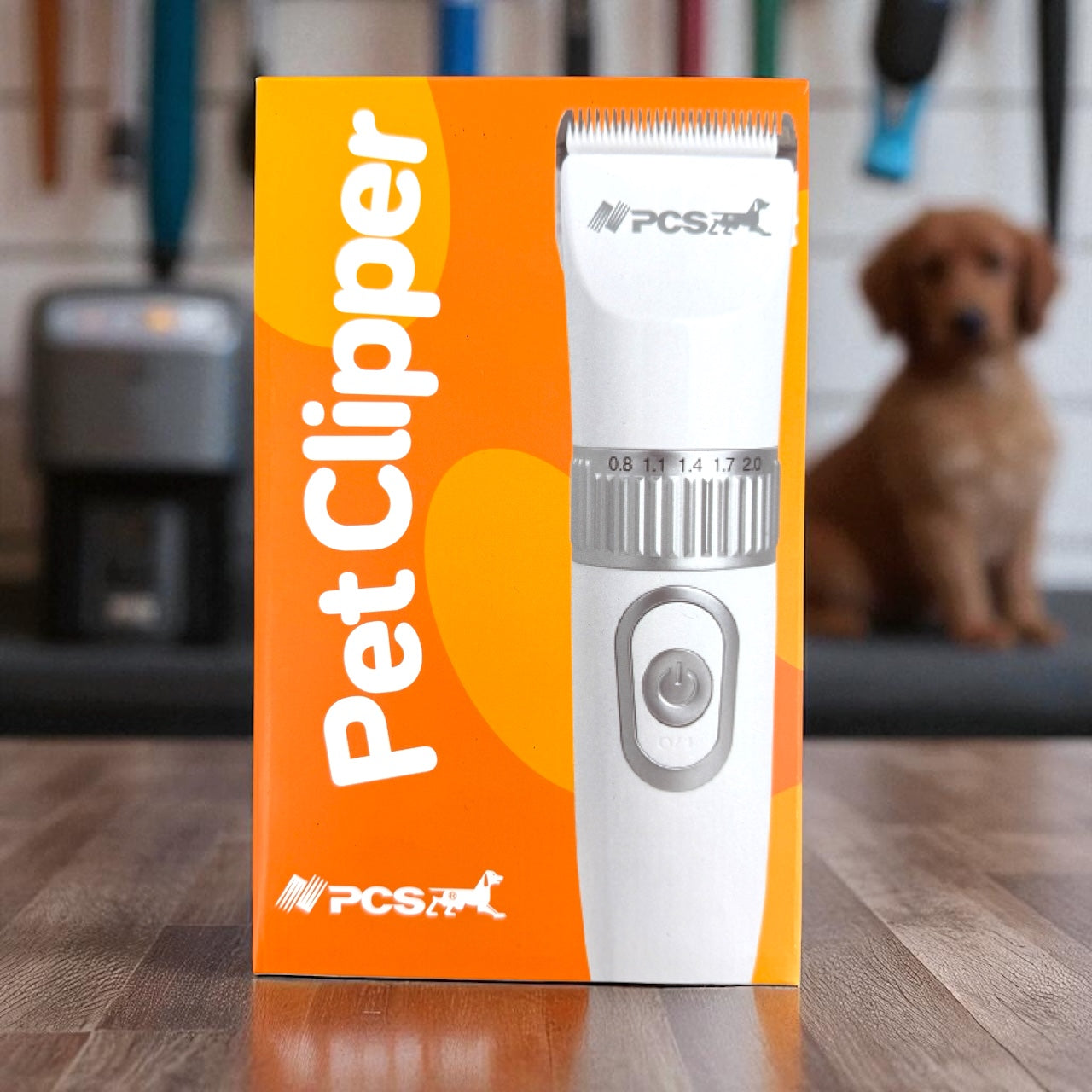 PCS Pet Clipper CP6300 – Vanntett hundeklipper med keramisk blad