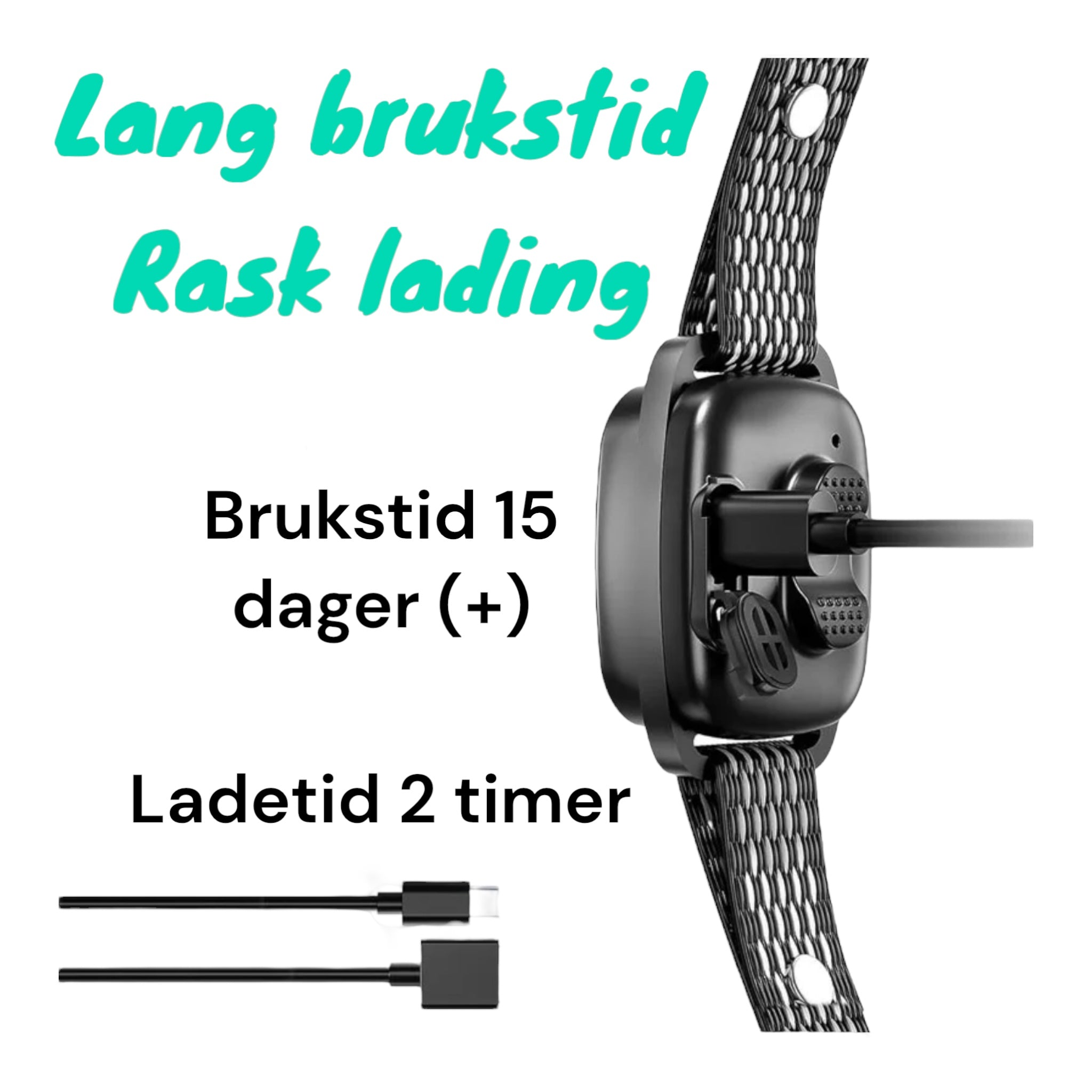 Bjeffehalsbånd med vibrasjon