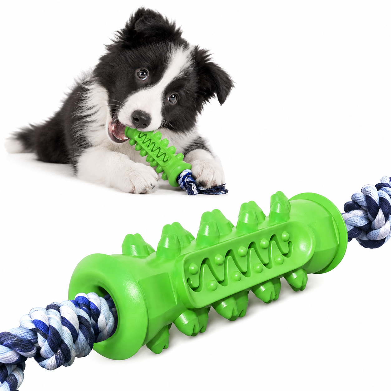 Tannrensleke til hund med tau – tyggeleke for tannpleie