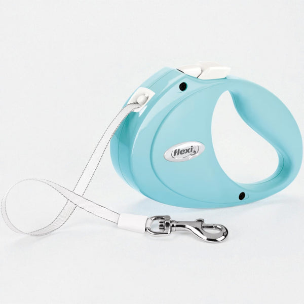 Flexi Puppy XS – Rullekobbel 2m Tape, Blått (Opptil 12 kg)