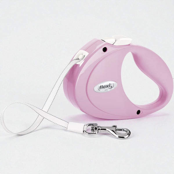Flexi Puppy XS – Rullekobbel 2m Tape, Rosa (Opptil 12 kg)
