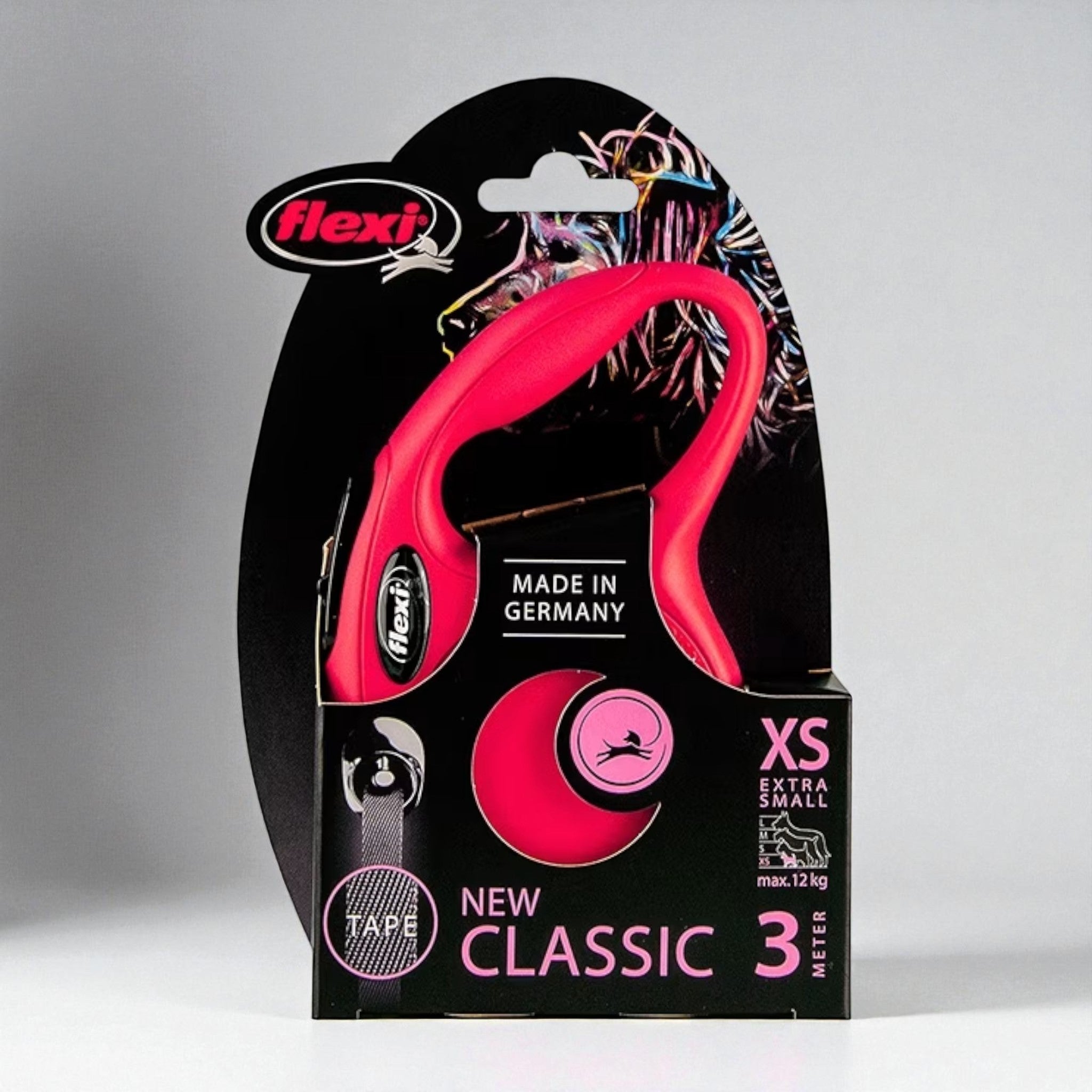 Flexi Classic Compact XS rullekobbel 3 m rød