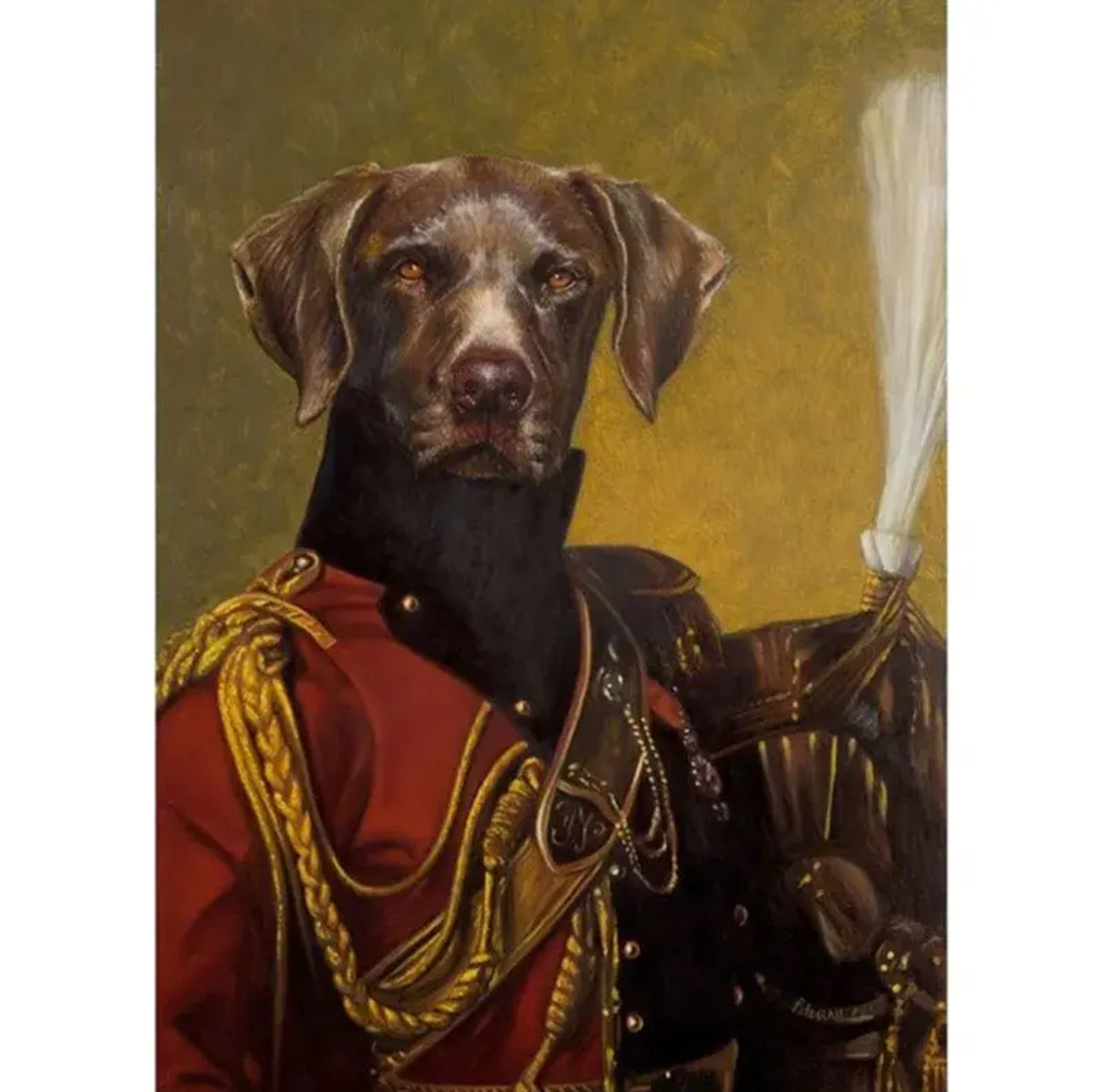 Portrett hund - Dyreportrett - Kunst av ditt kjæledyr