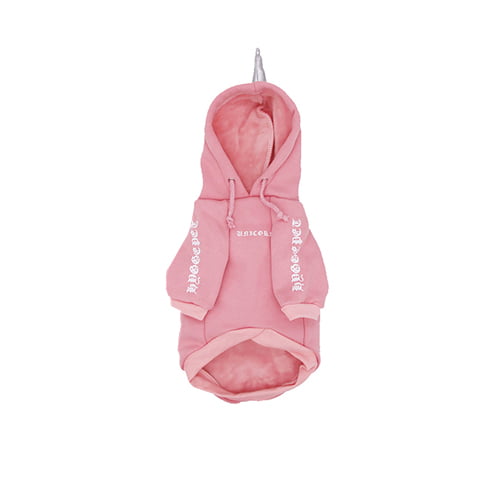 Hettegenser til hund - Rosa - Unicorn
