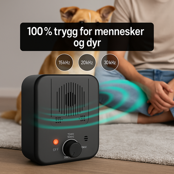 Ultralyd anti-bjeff enhet – Automatisk hundetrener for inne og ute