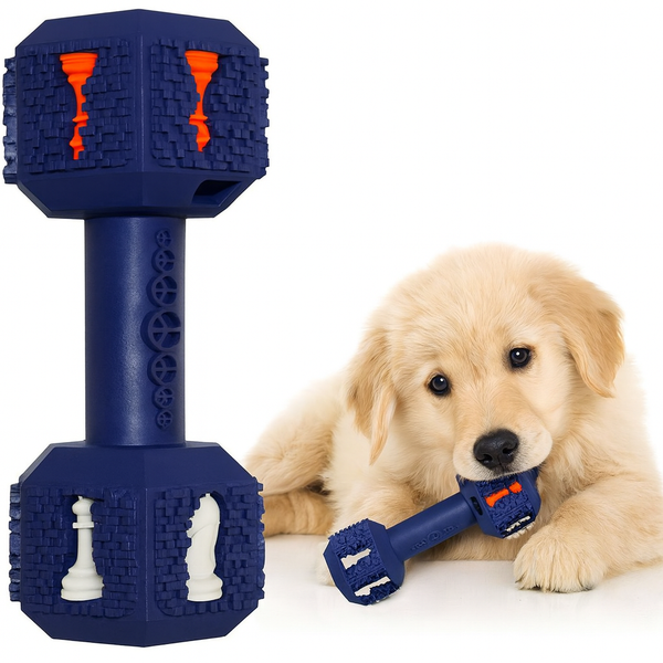 Slitesterk hundeleke med godbitdispenser – Perfekt for store og mellomstore hunder