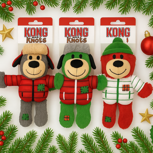 KONG Holiday Wild Knots Bear