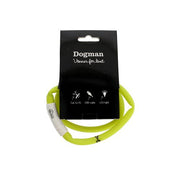 LED-ring til hund – USB-oppladbart silikonhalsbånd med gult lys