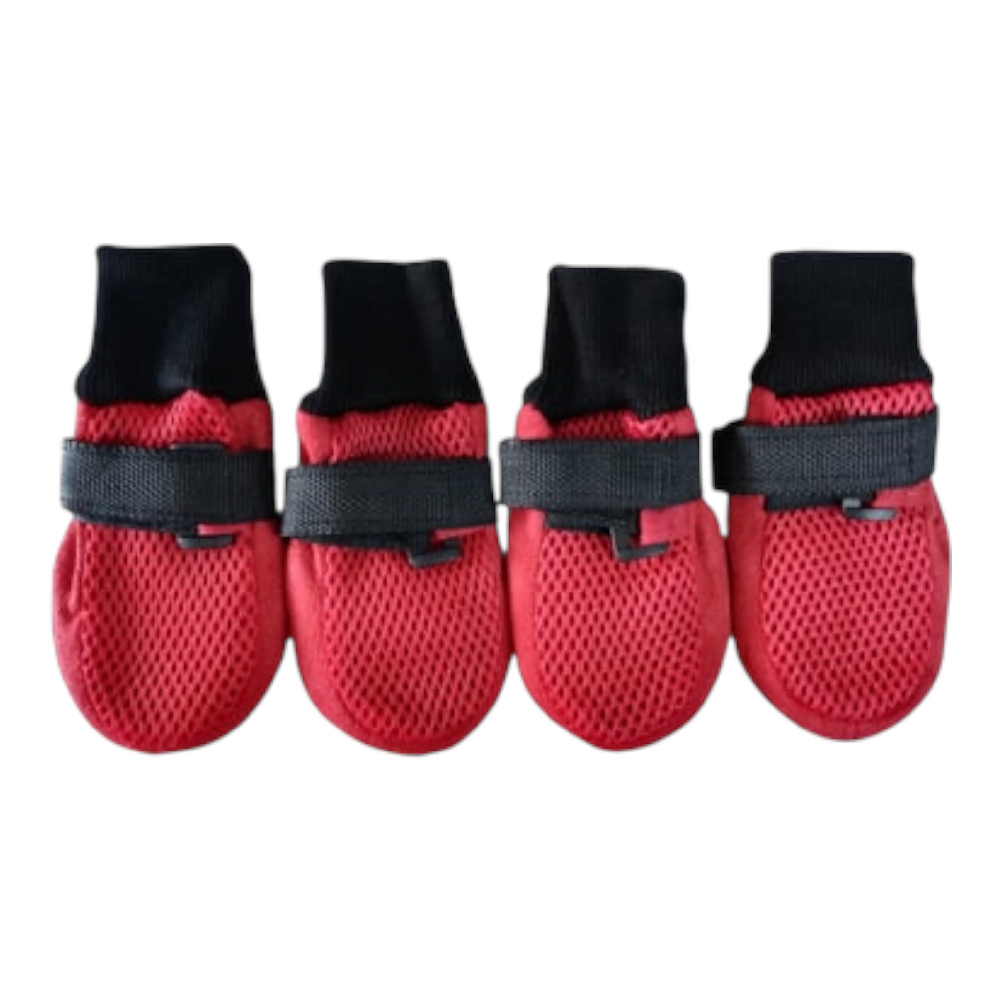 Potesokker – Røde med vanntett såle (4 stk)