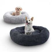 Hundeseng Donut / Fluffy Hundeseng - Avtagbart trekk