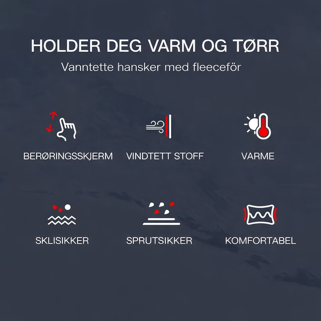Turhansker med sklisikkert grep