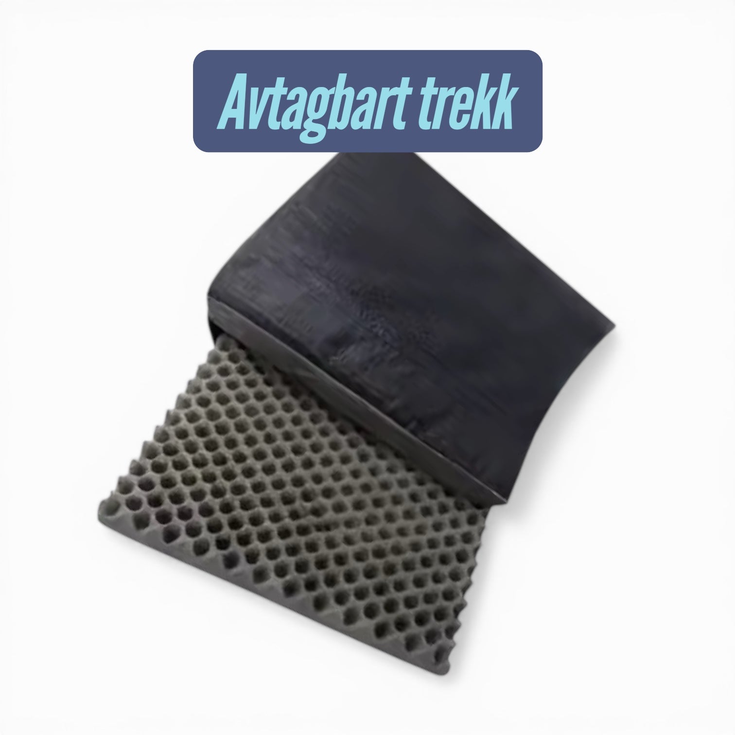 Hundeseng i memory foam med vaskbart trekk, sklisikker bunn