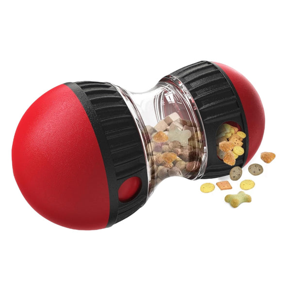 Interaktiv hundeleke med justerbar matdispenser