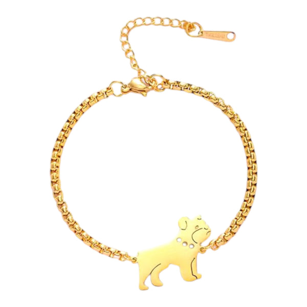 Armbånd med bulldog anheng - Stilfullt og trendy