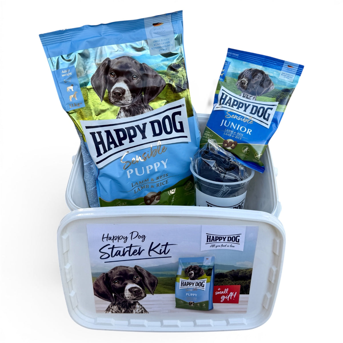 Happy Dog valpepakke – lam og ris