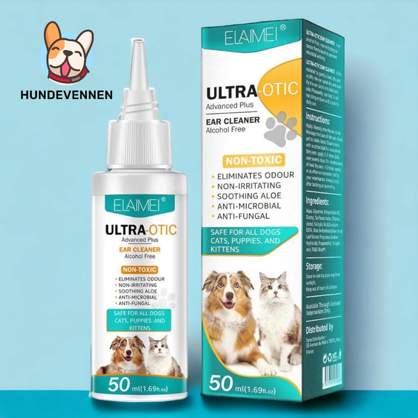 Ørerens til hund – Skånsom ørepleie 50 ml