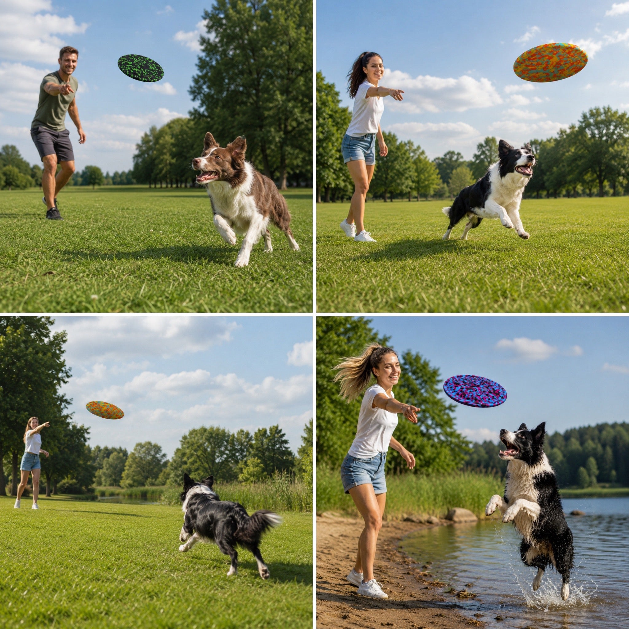 Flytende frisbee til hund – 23 cm