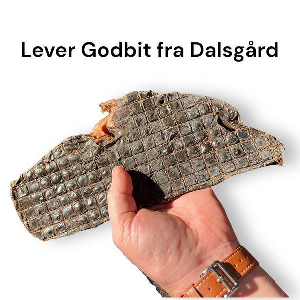 Tørket Okselever Hund – 100g | Naturlig Godbit fra Dalsgård