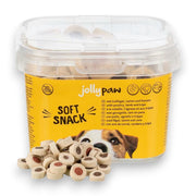 JollyPaw Soft Snack hundegodbiter med biff og vom 140 g